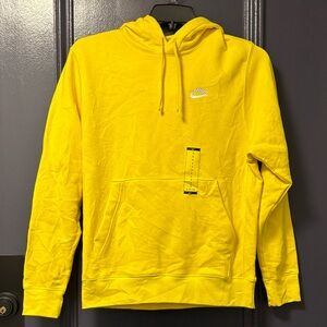 Nike Hoodie Pullover Yellow White NWT Small